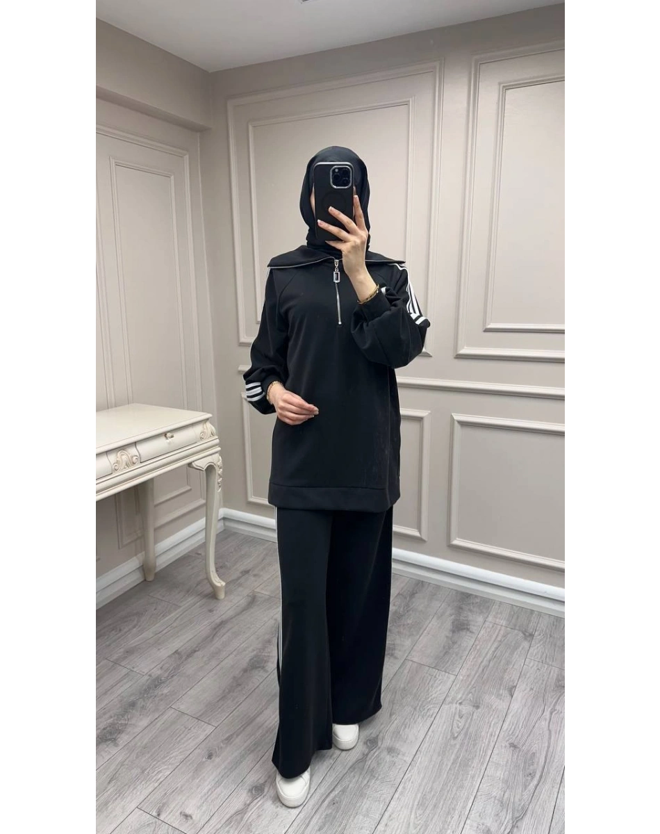 Nuss Triko 26Y1093 Siyah Takım