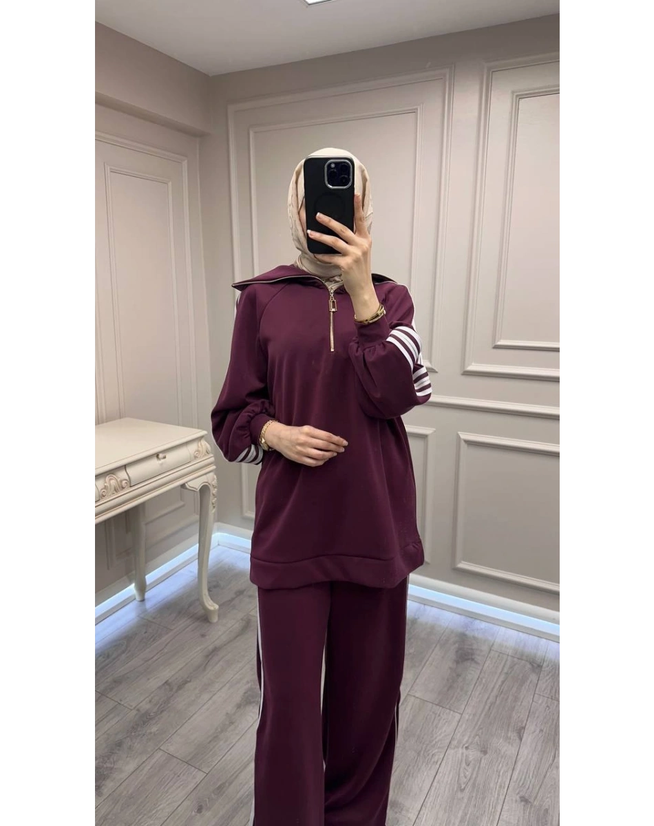 Nuss Triko 26Y1093 Mürdüm Takım