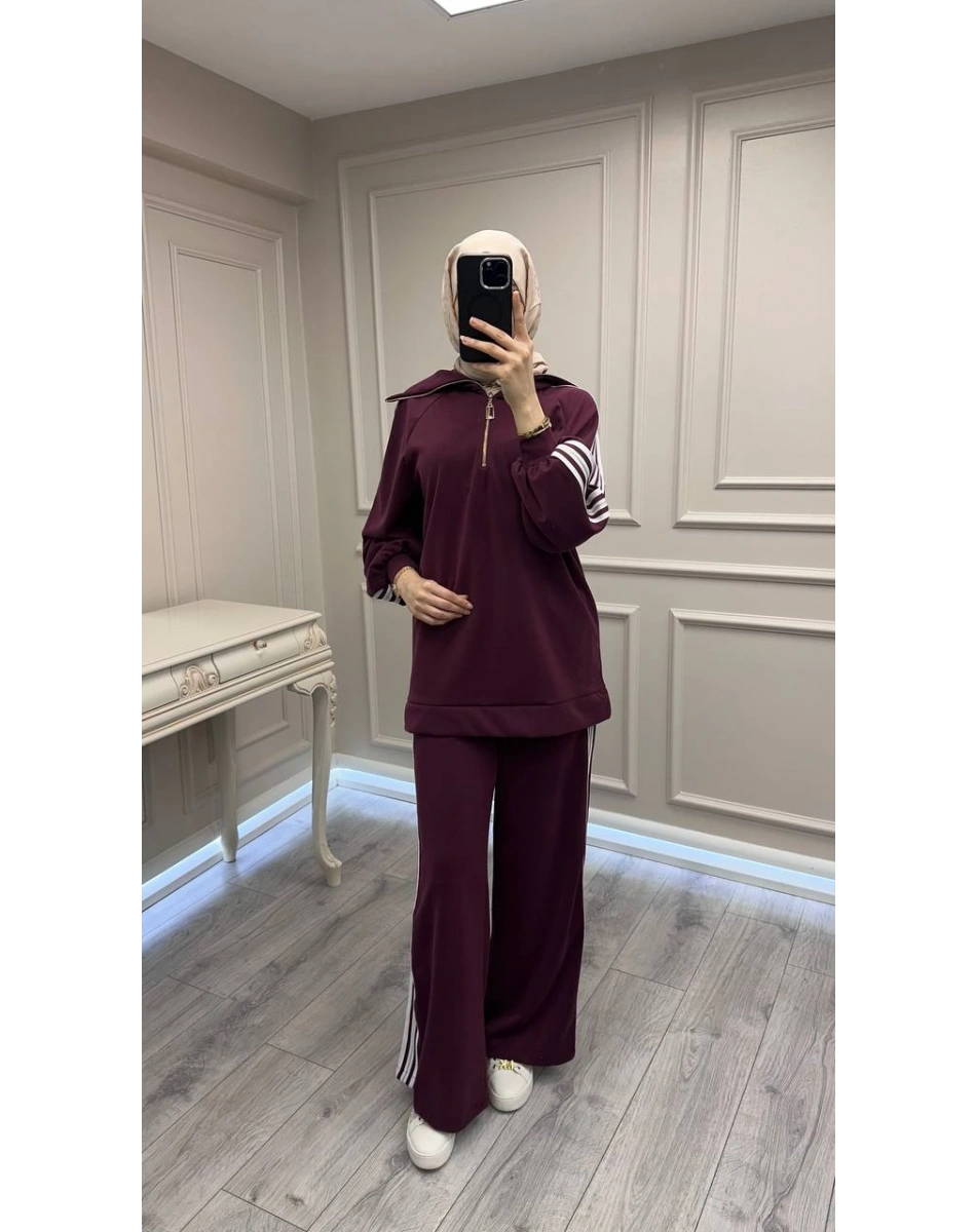 Nuss Triko 26Y1093 Mürdüm Takım