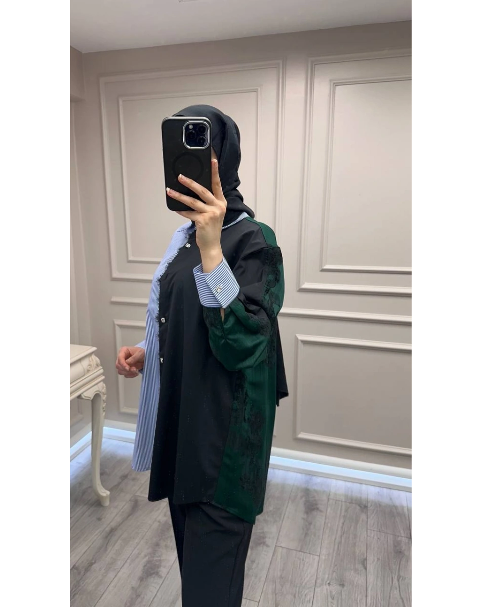 Ghisa 3610G4311 Yeşil Gömlek