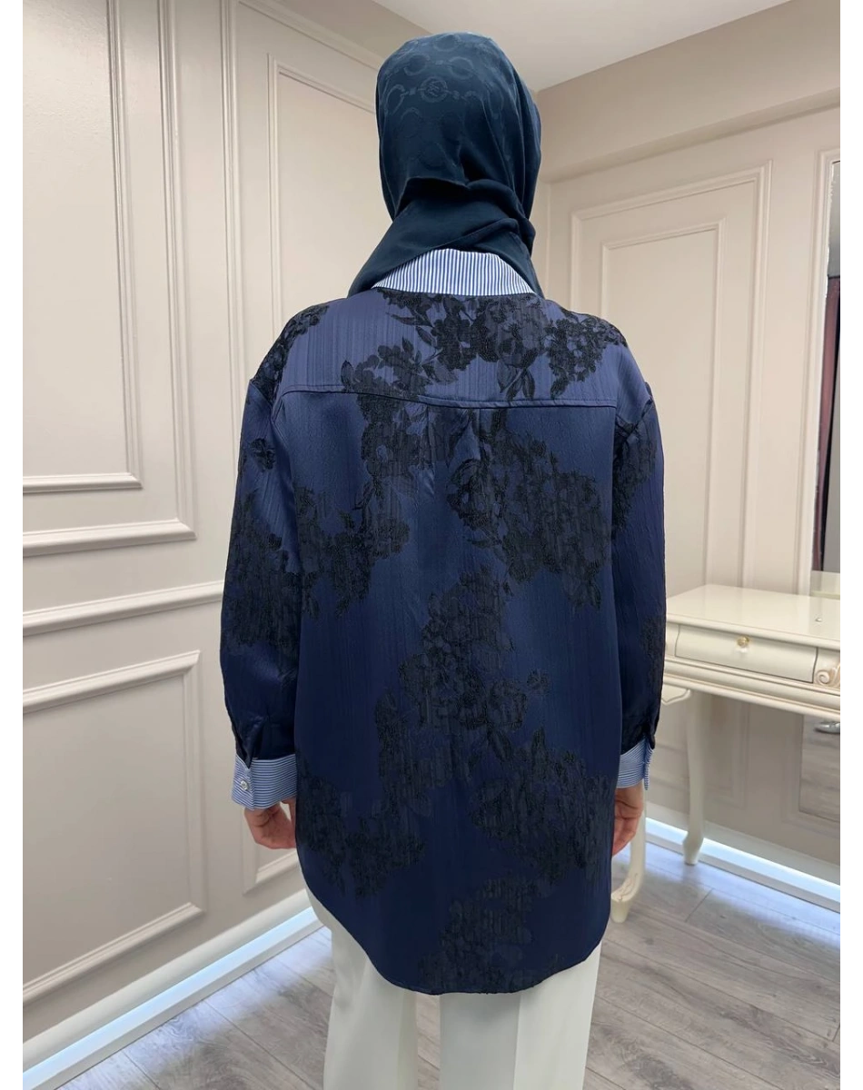 Ghisa 3610G4311 Lacivert Gömlek