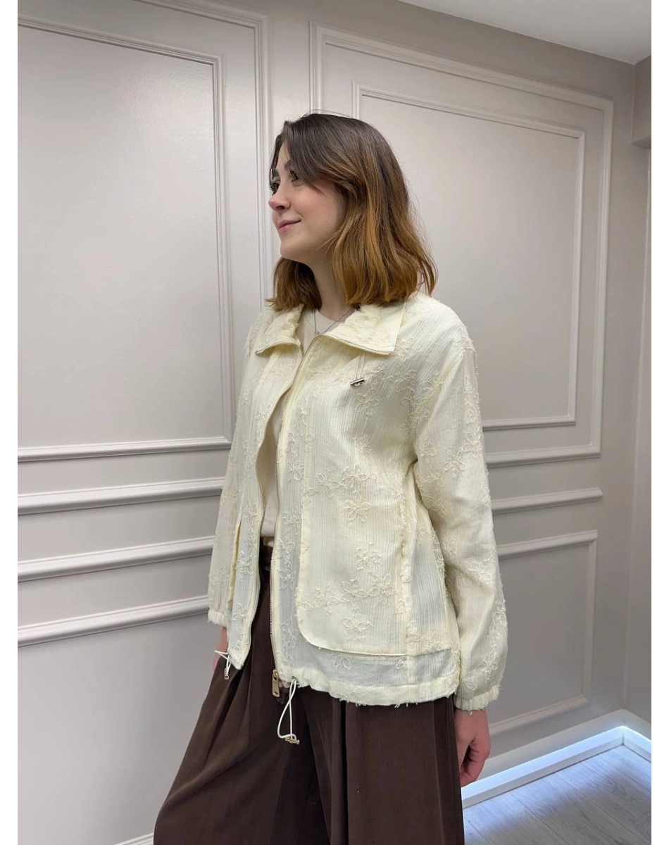 Venöve 26SSCEK0027 Bej Dani Ceket