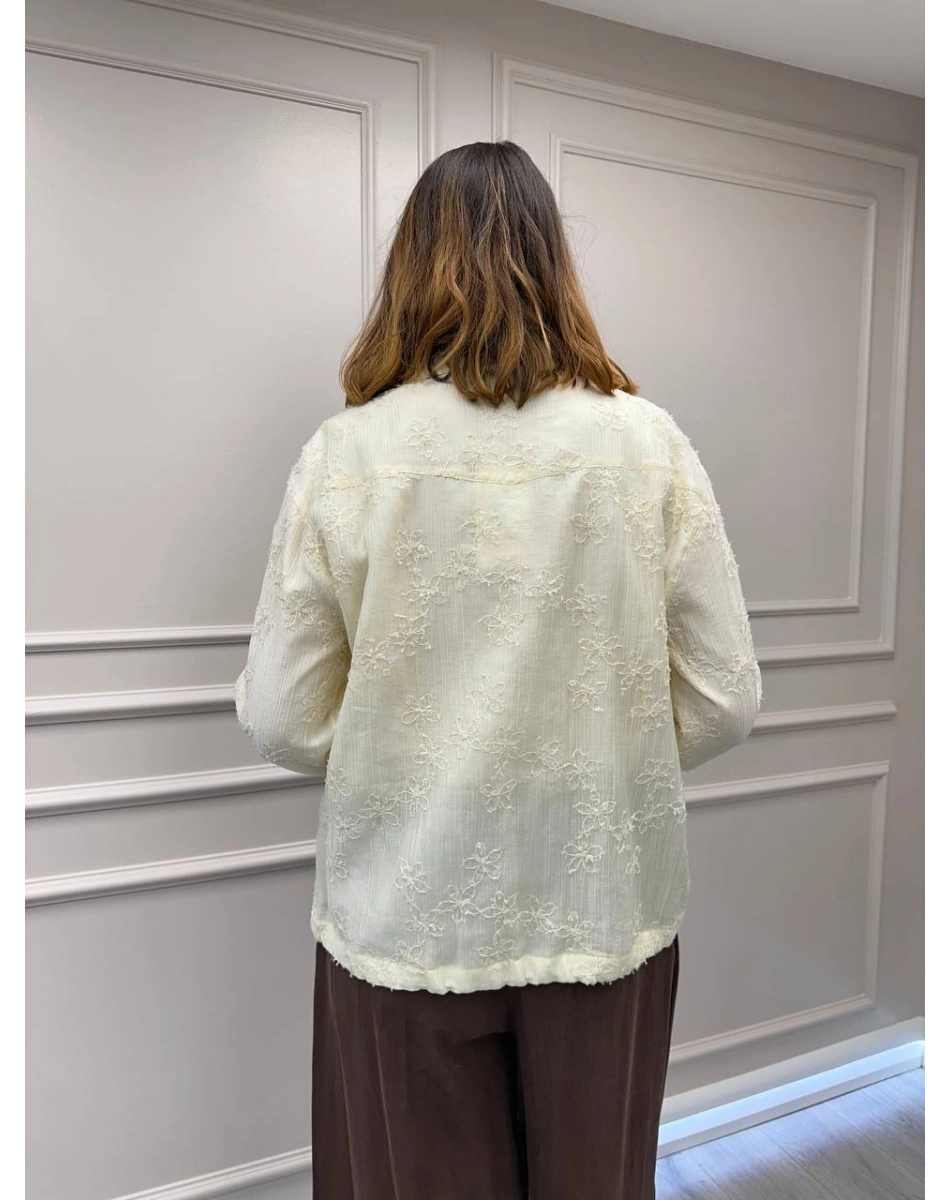 Venöve 26SSCEK0027 Bej Dani Ceket