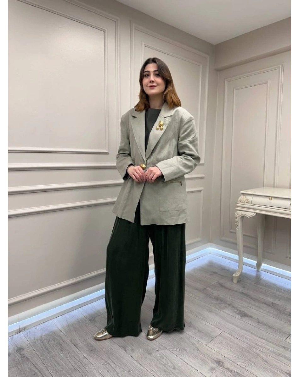 Venöve 26SSCEK0007 Yeşil Neve Ceket