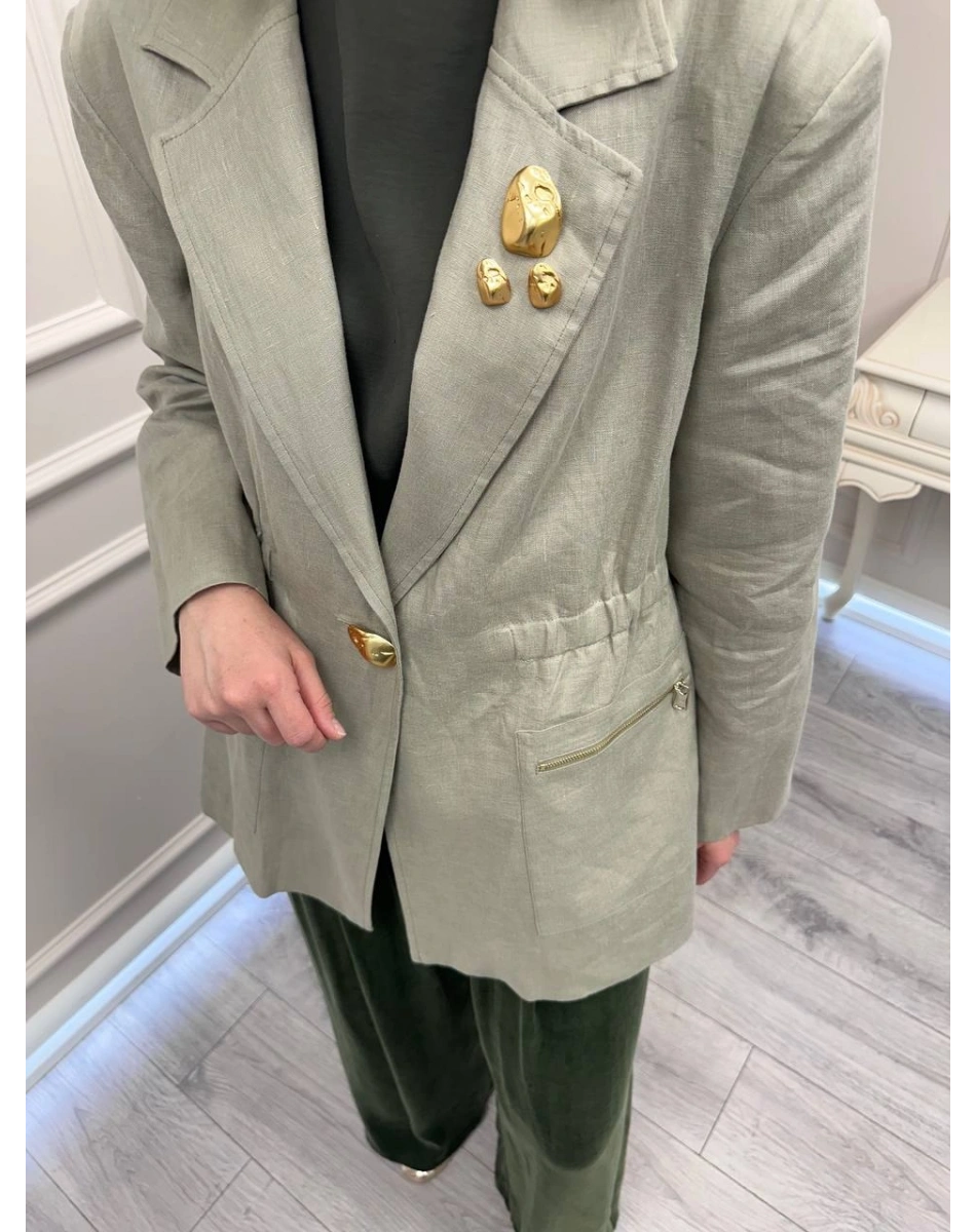 Venöve 26SSCEK0007 Yeşil Neve Ceket