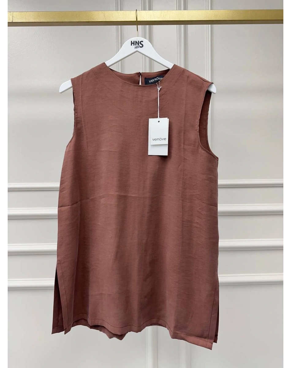 Venöve 26SSBLZ0006 Camel Mayla Bluz