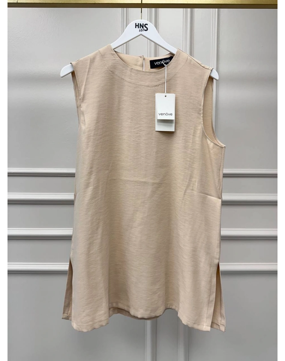 Venöve 26SSBLZ0006 Bej Mayla Bluz