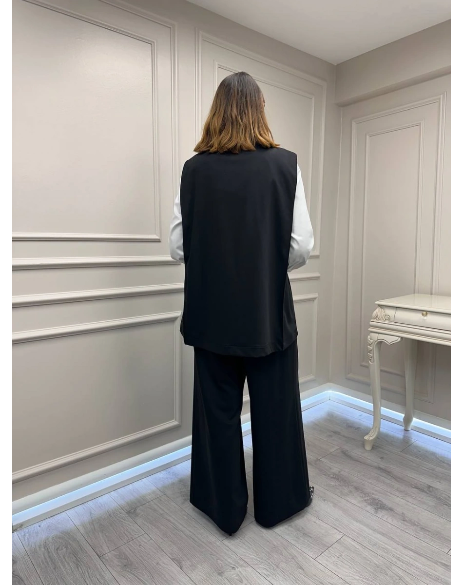 Ghisa 3610T9140 Siyah Yelekli Takım