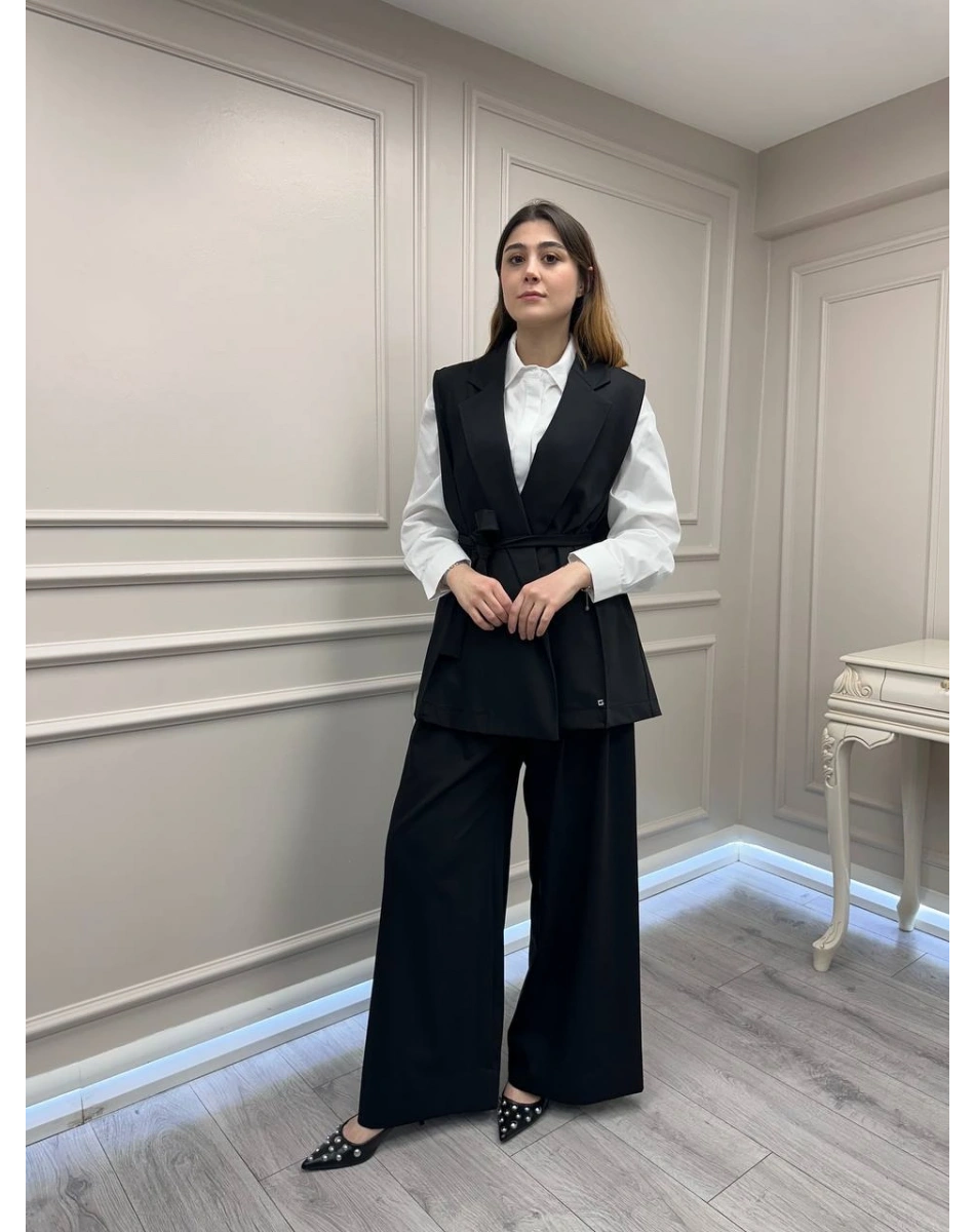 Ghisa 3610T9140 Siyah Yelekli Takım