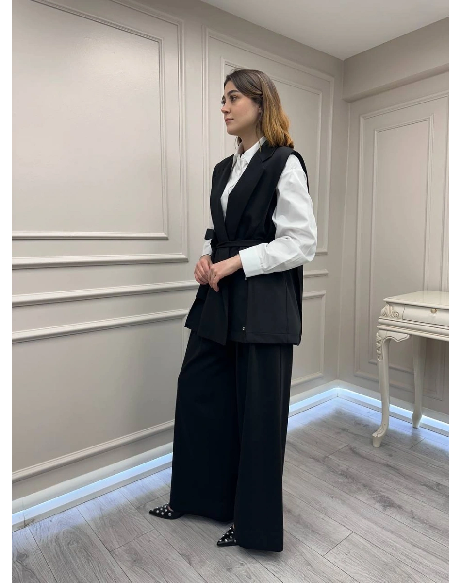 Ghisa 3610T9140 Siyah Yelekli Takım