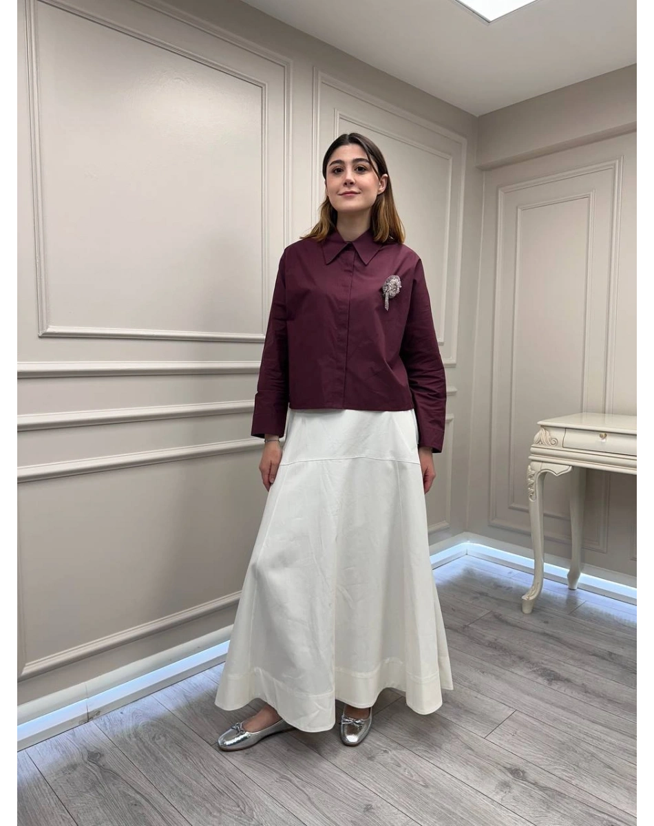 Venöve 26SSETE0008 Beyaz Arlo Etek