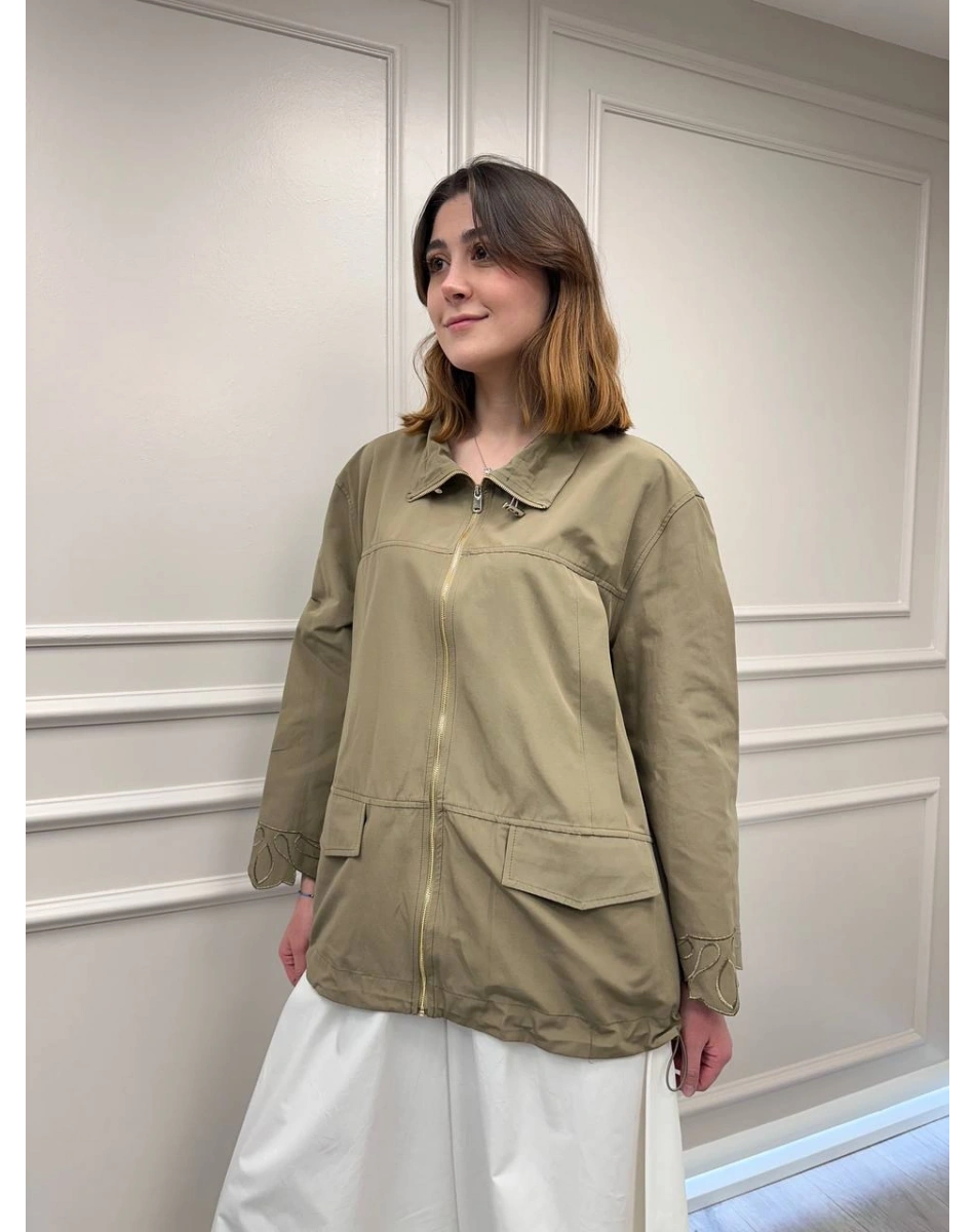 Venöve 26SSCEK0037 Haki Hudson Ceket