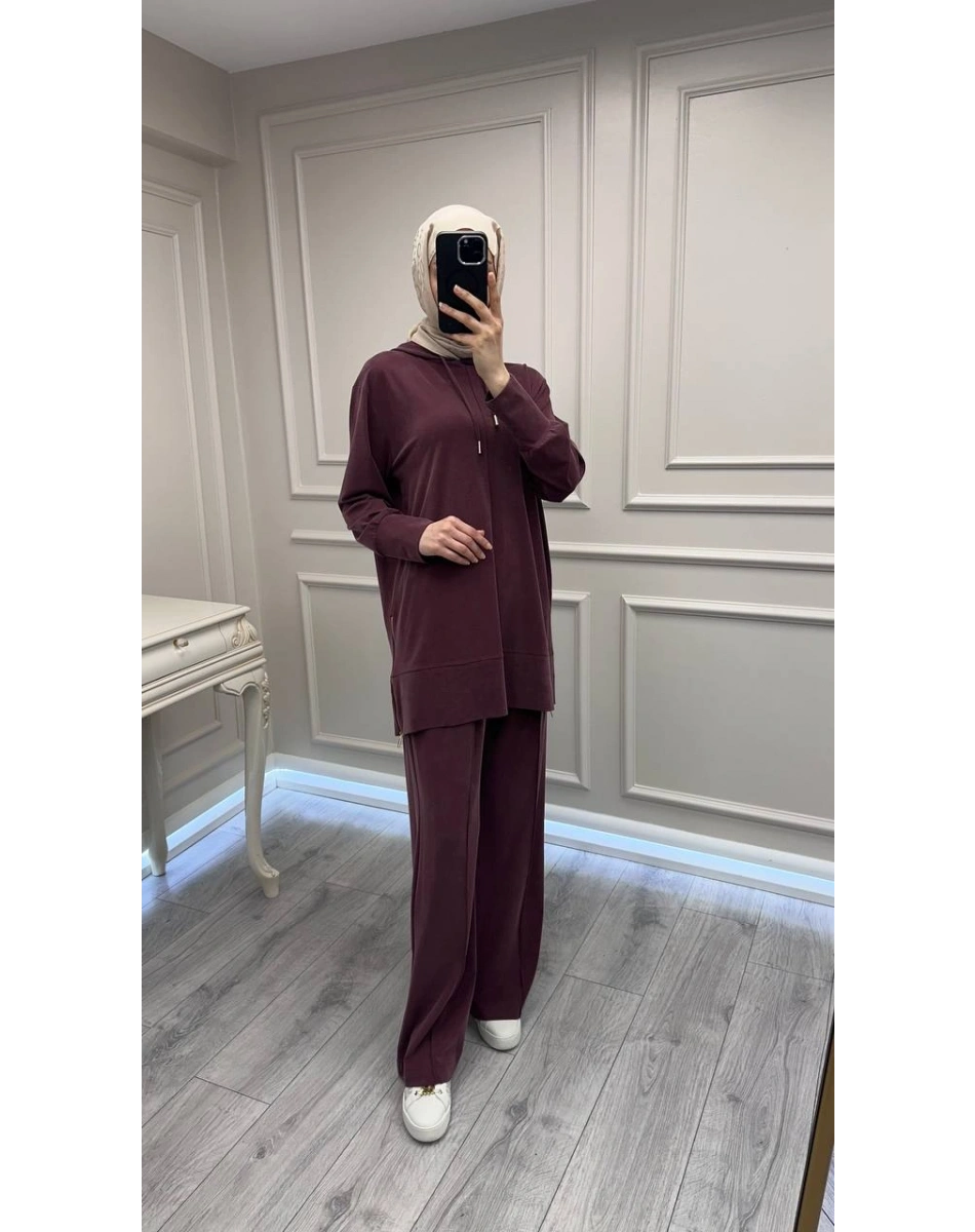 Hilay HLY0126Y101.004 Mürdüm Oslo Yanları Fermuarlı Takım