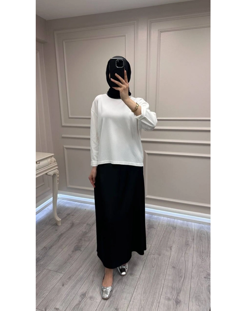 Venöve 26SSBLZ0005 Beyaz Myles Bluz