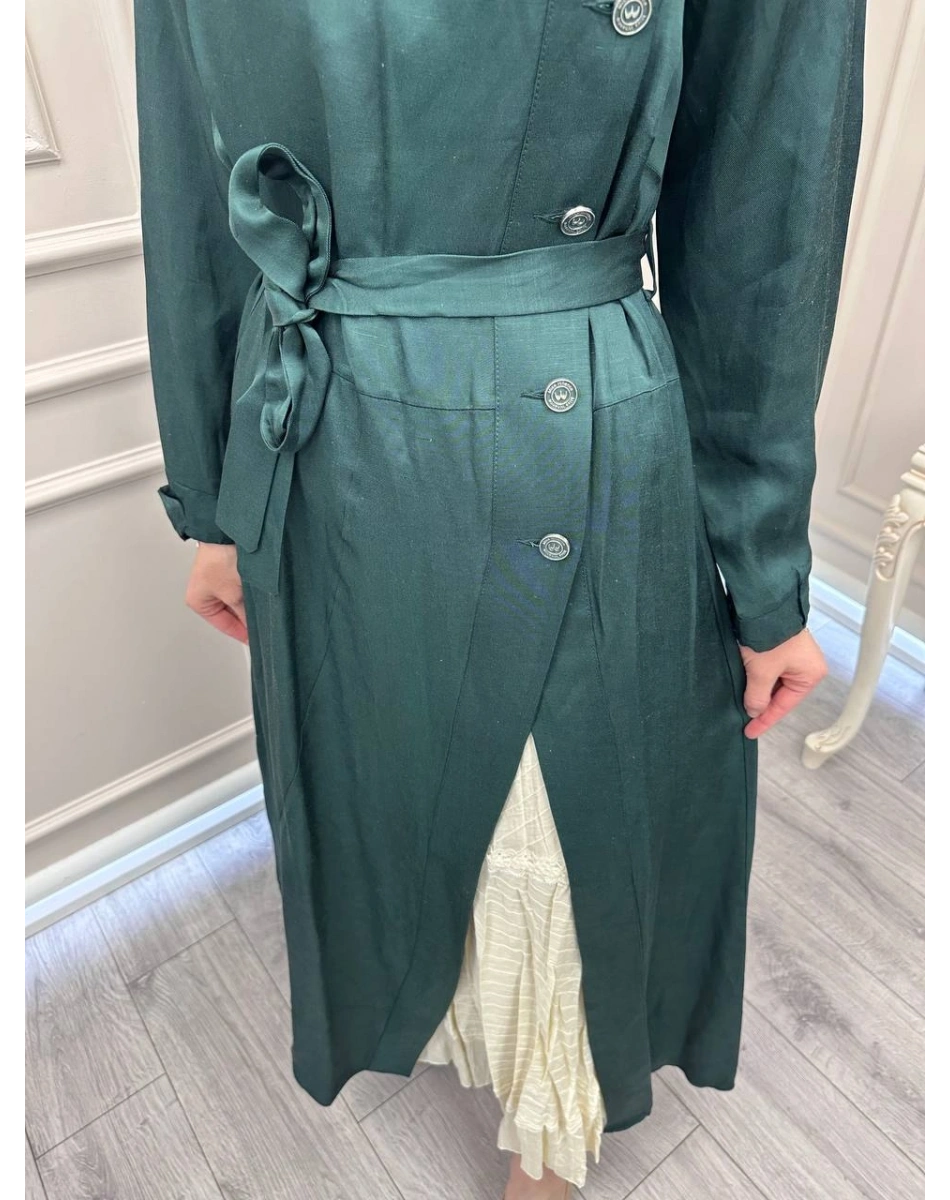 Misswhence 39806 Yeşil İkili Elbise