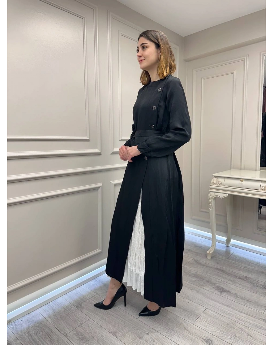 Misswhence 39806 Siyah İkili Elbise