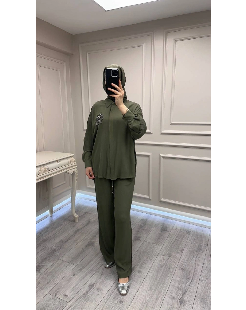 Exquise E26Y06208099 Haki Fealty-Morganne Takım