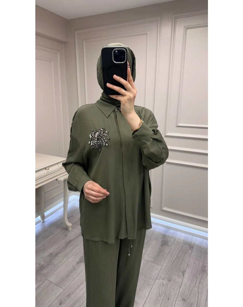 Exquise E26Y06208099 Haki Fealty-Morganne Takım