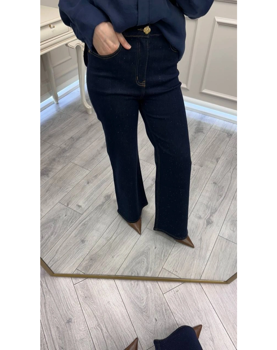 Ghisa 3611P8181 Mavi Taşlı Kot Pantolon