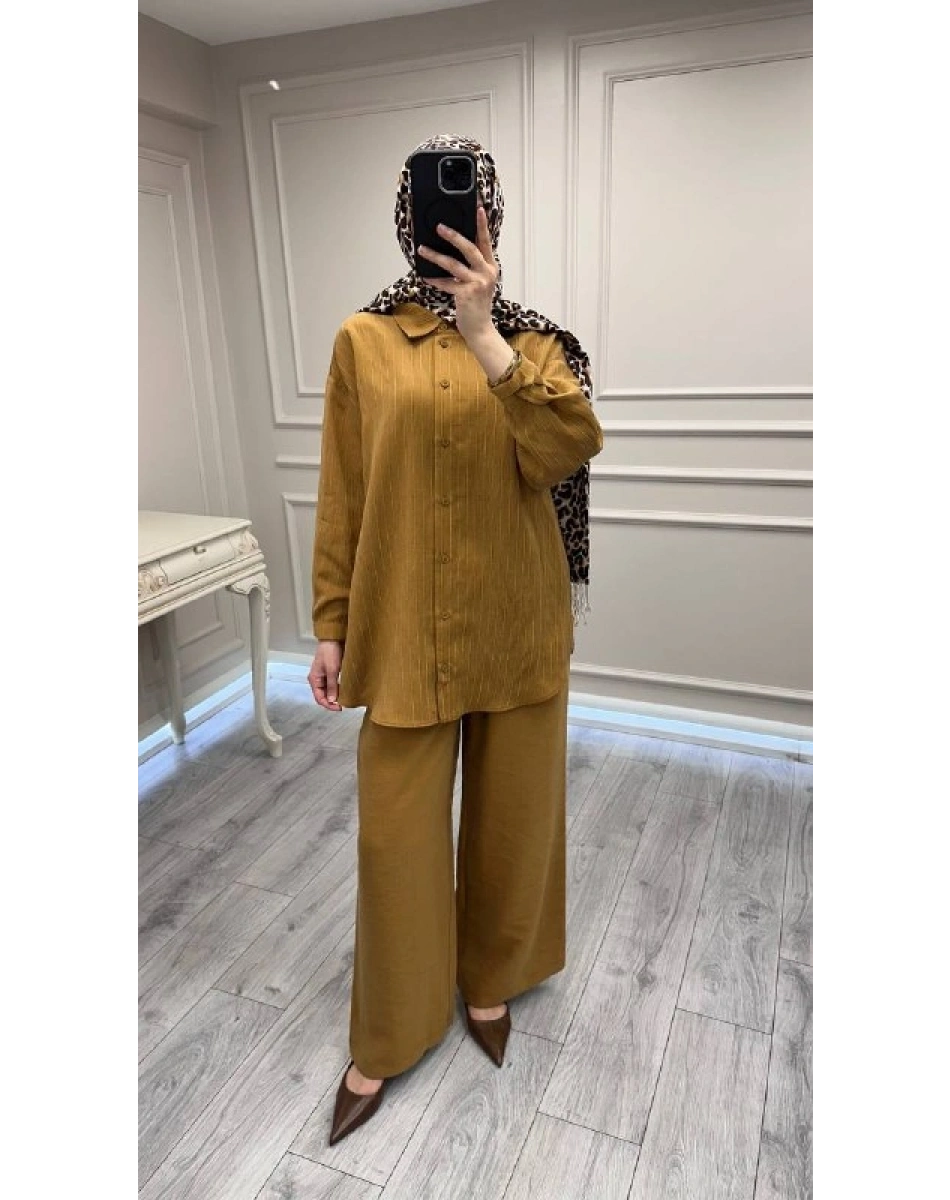 Nuss Triko 26Y1081 Kehribar Takım