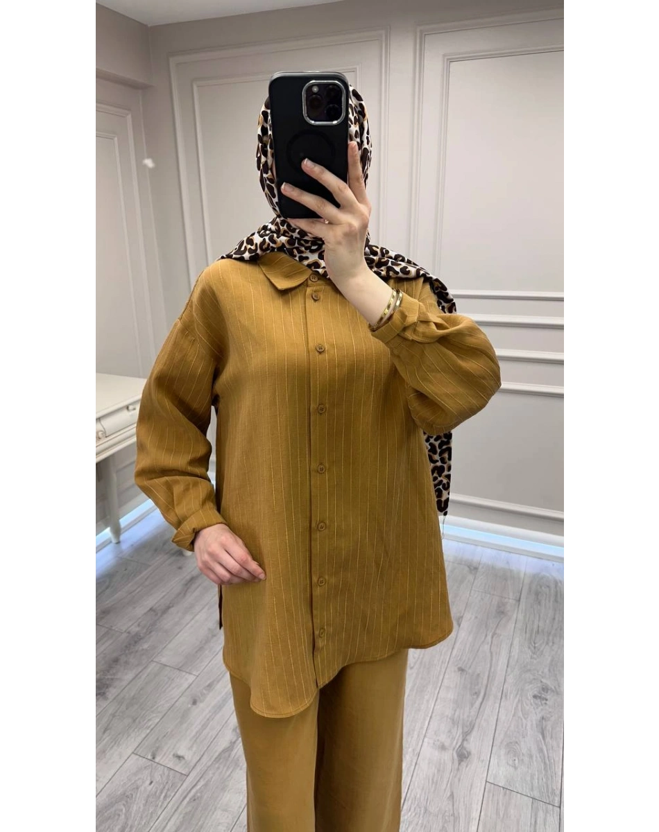 Nuss Triko 26Y1081 Kehribar Takım