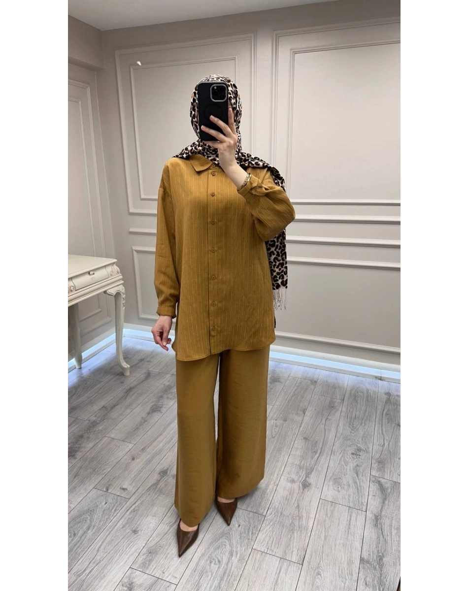 Nuss Triko 26Y1081 Kehribar Takım