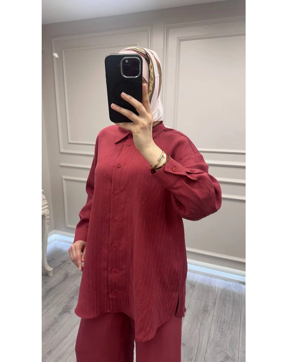 Nuss Triko 26Y1081 Red Plum Takım