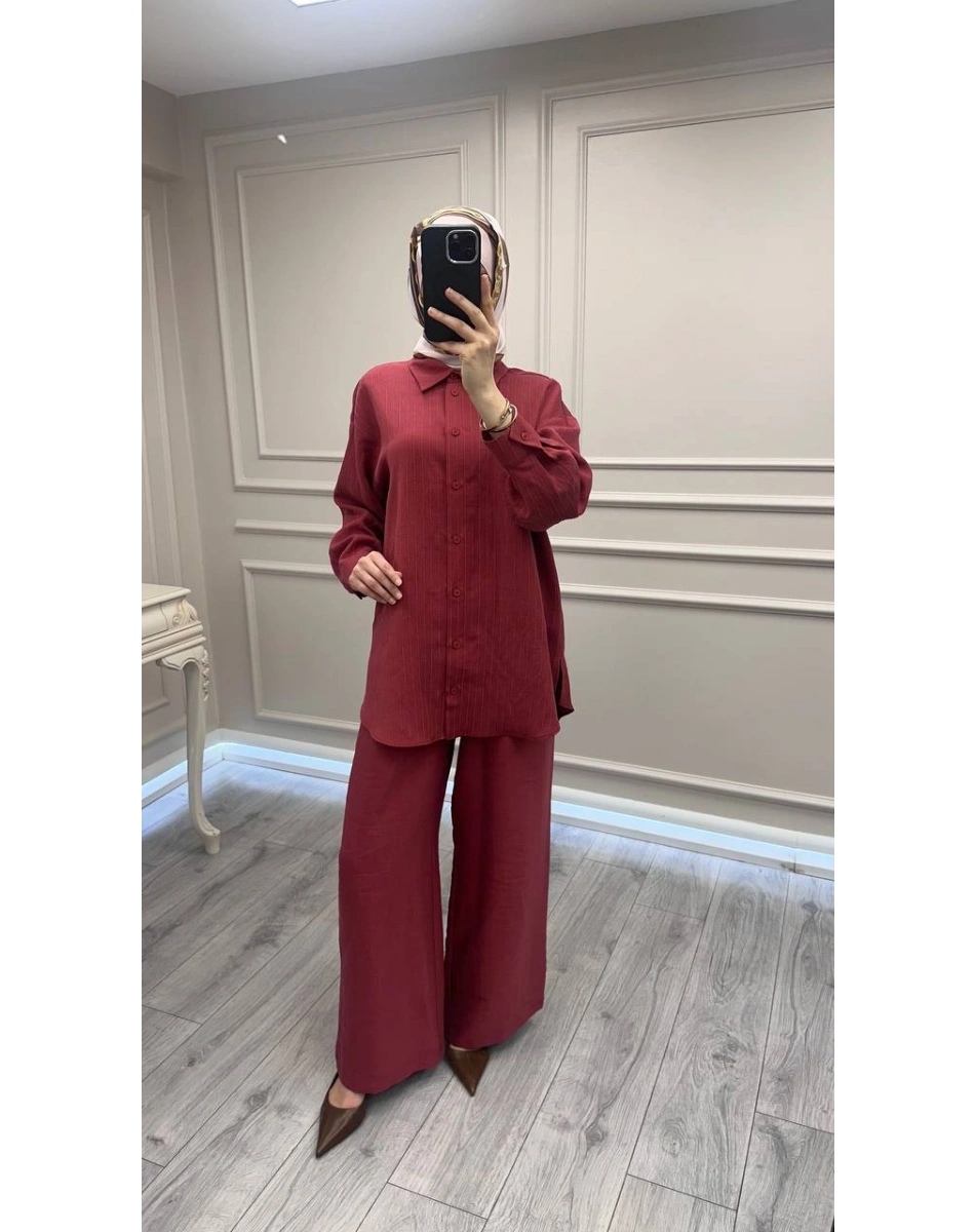 Nuss Triko 26Y1081 Red Plum Takım