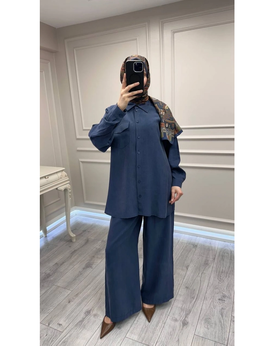 Nuss Triko 26Y1063 İndigo Takım