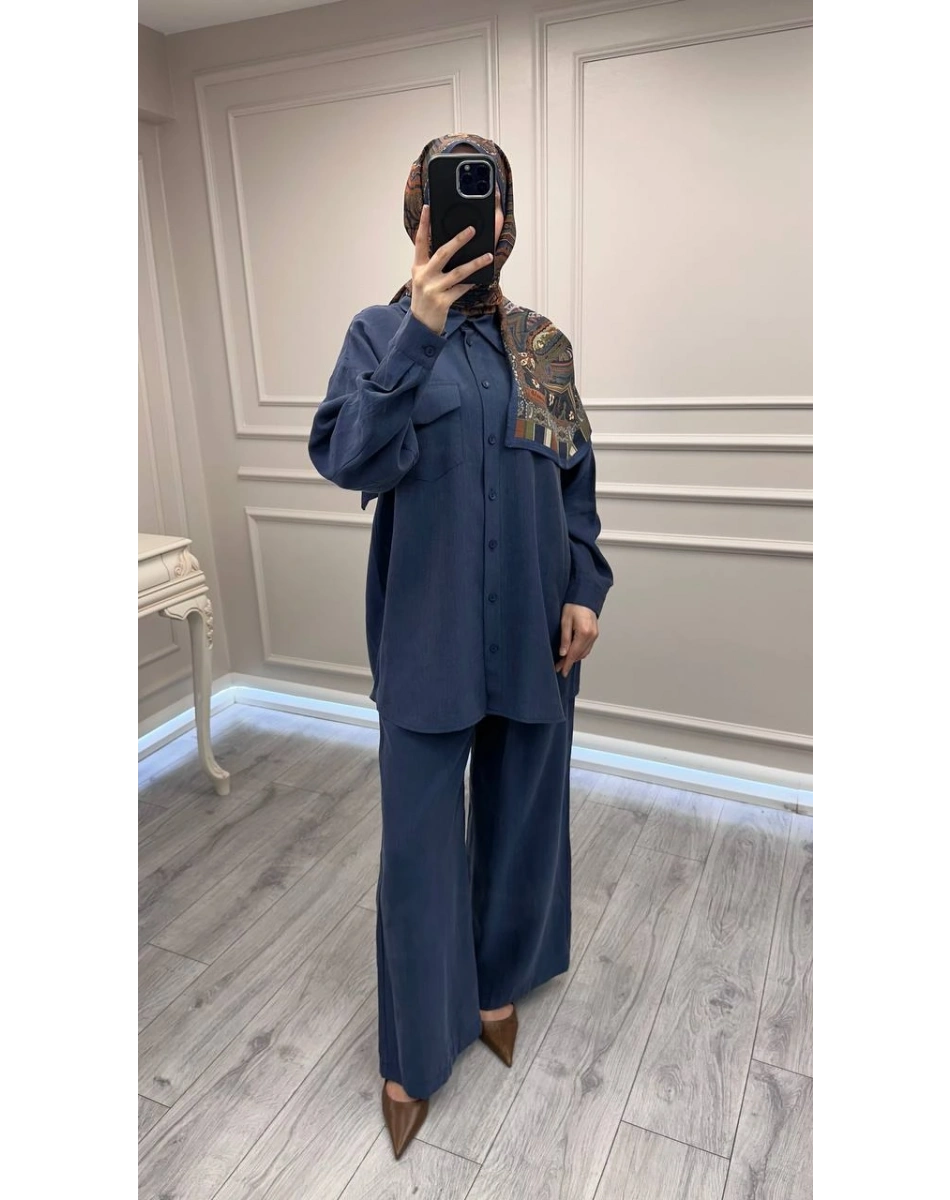 Nuss Triko 26Y1063 İndigo Takım