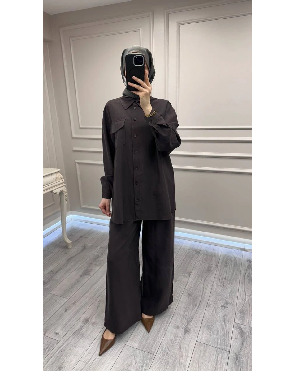 Nuss Triko 26Y1063 Kahve Takım