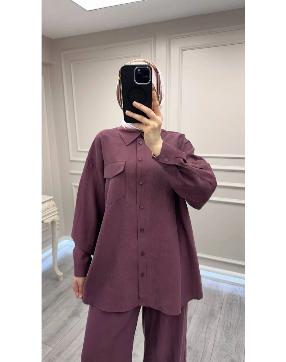 Nuss Triko 26Y1063 Mürdüm Takım