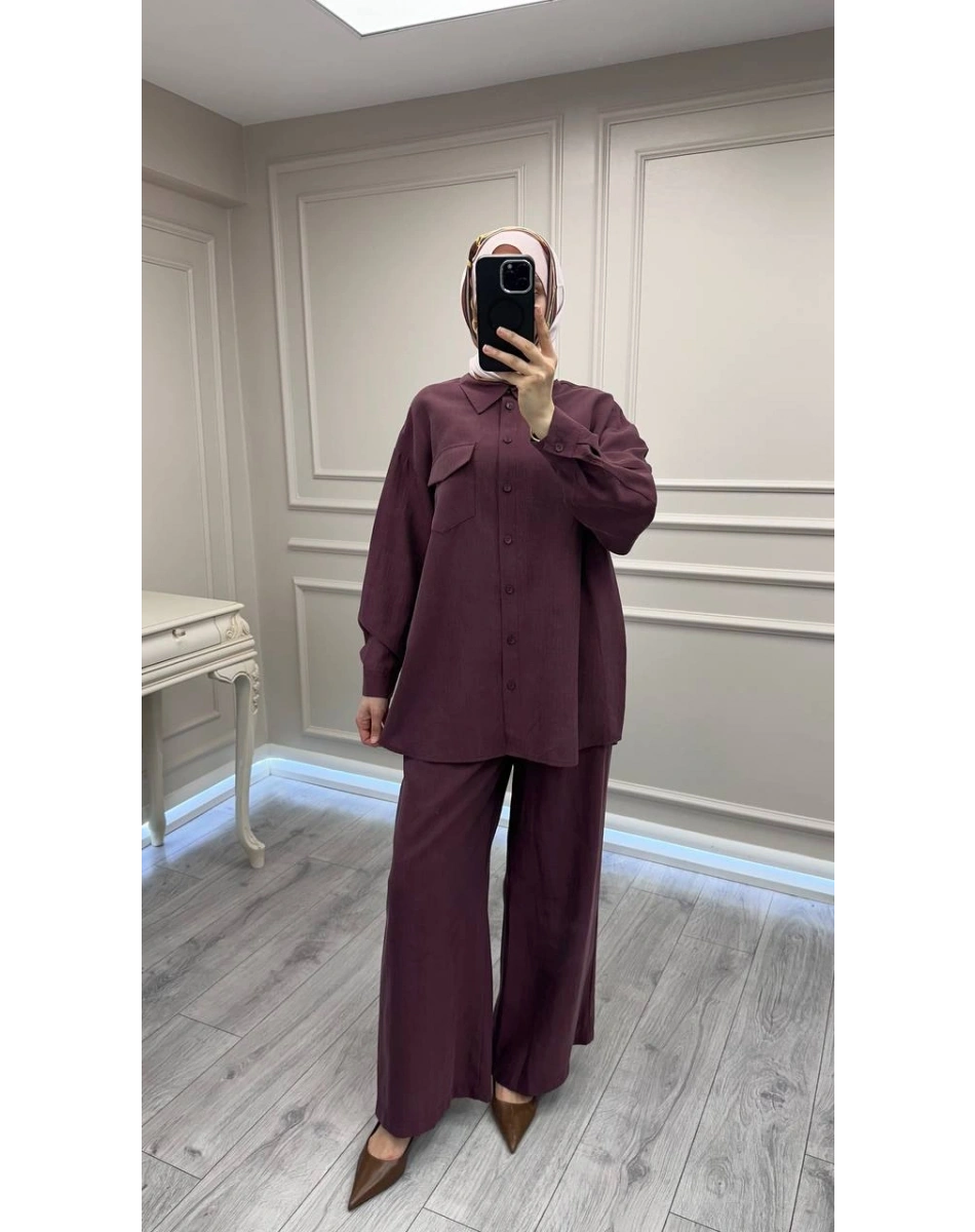 Nuss Triko 26Y1063 Mürdüm Takım