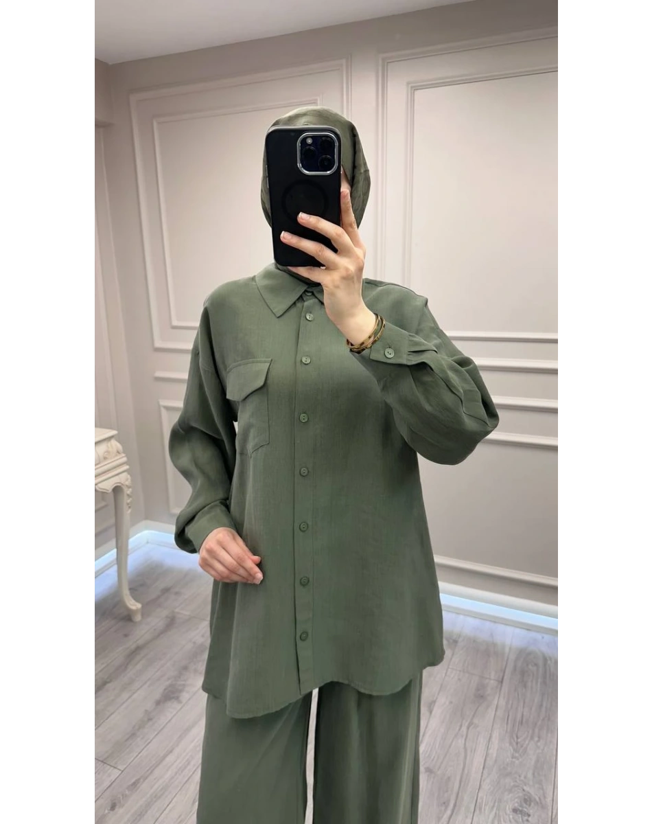 Nuss Triko 26Y1063 Yeşil Takım