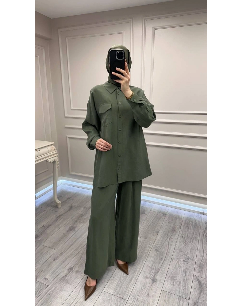 Nuss Triko 26Y1063 Yeşil Takım