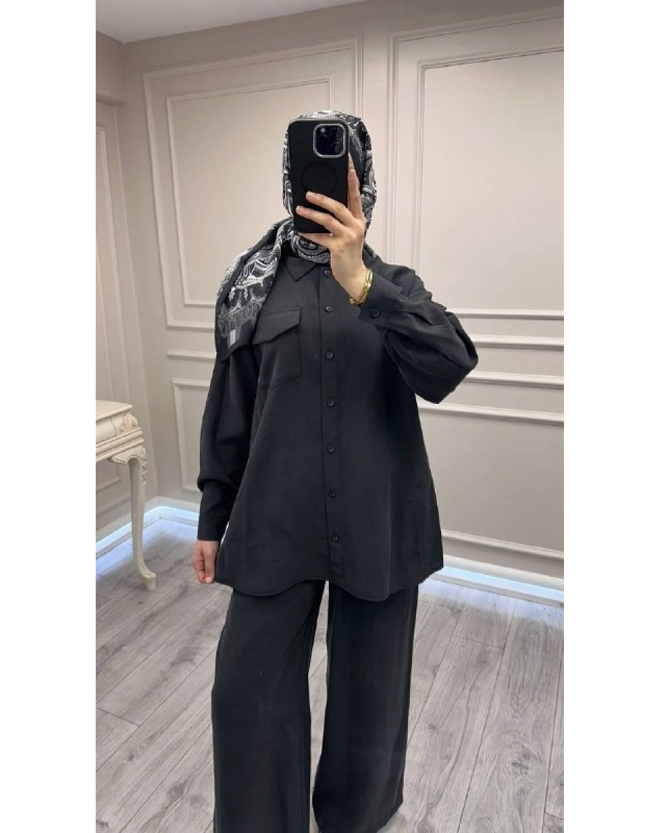 Nuss Triko 26Y1063 Siyah Takım