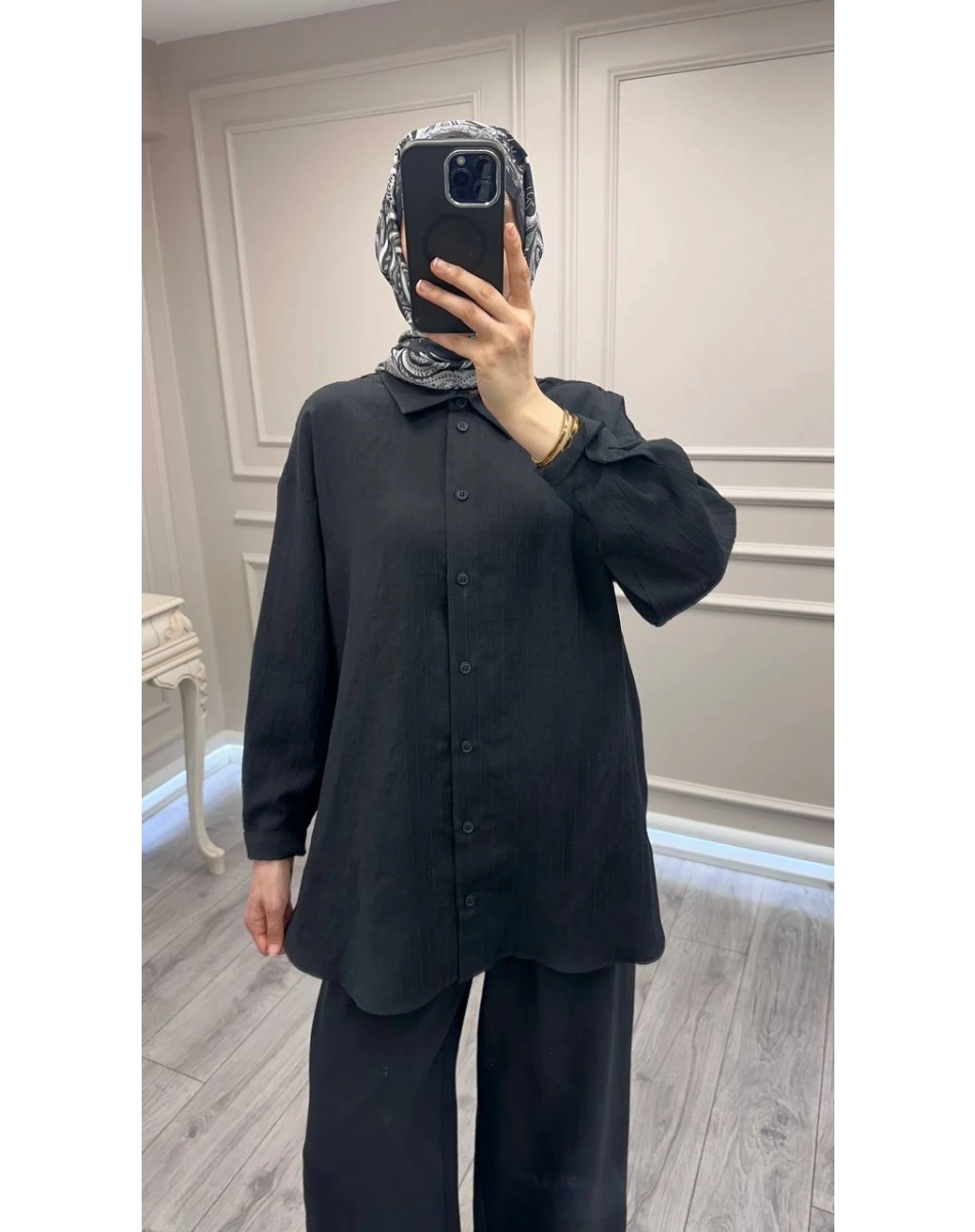 Nuss Triko 26Y1081 Siyah Takım