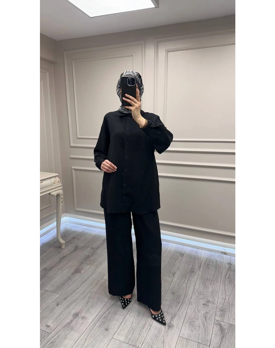 Nuss Triko 26Y1081 Siyah Takım