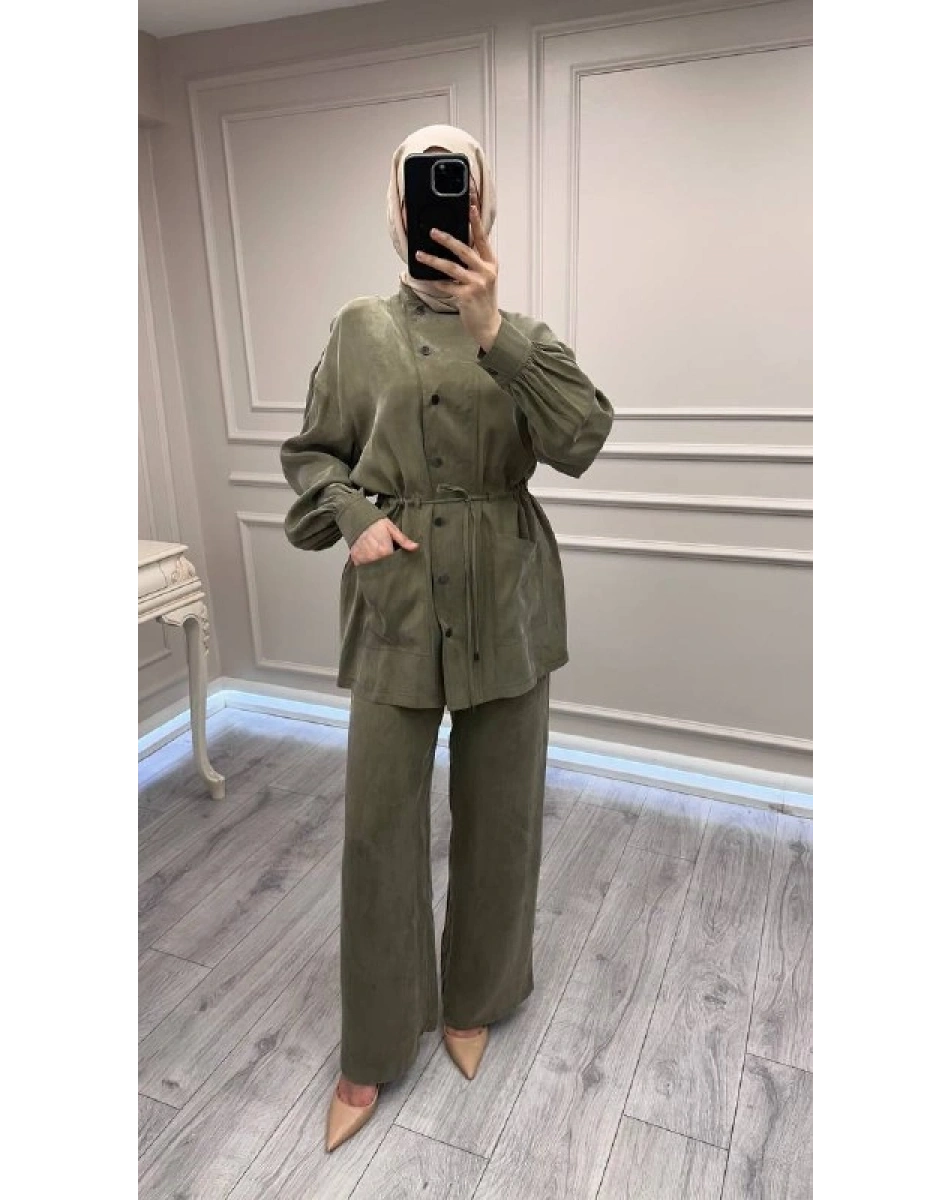 Exquise E26Y06205051 Haki Peonyia-Freman Takım