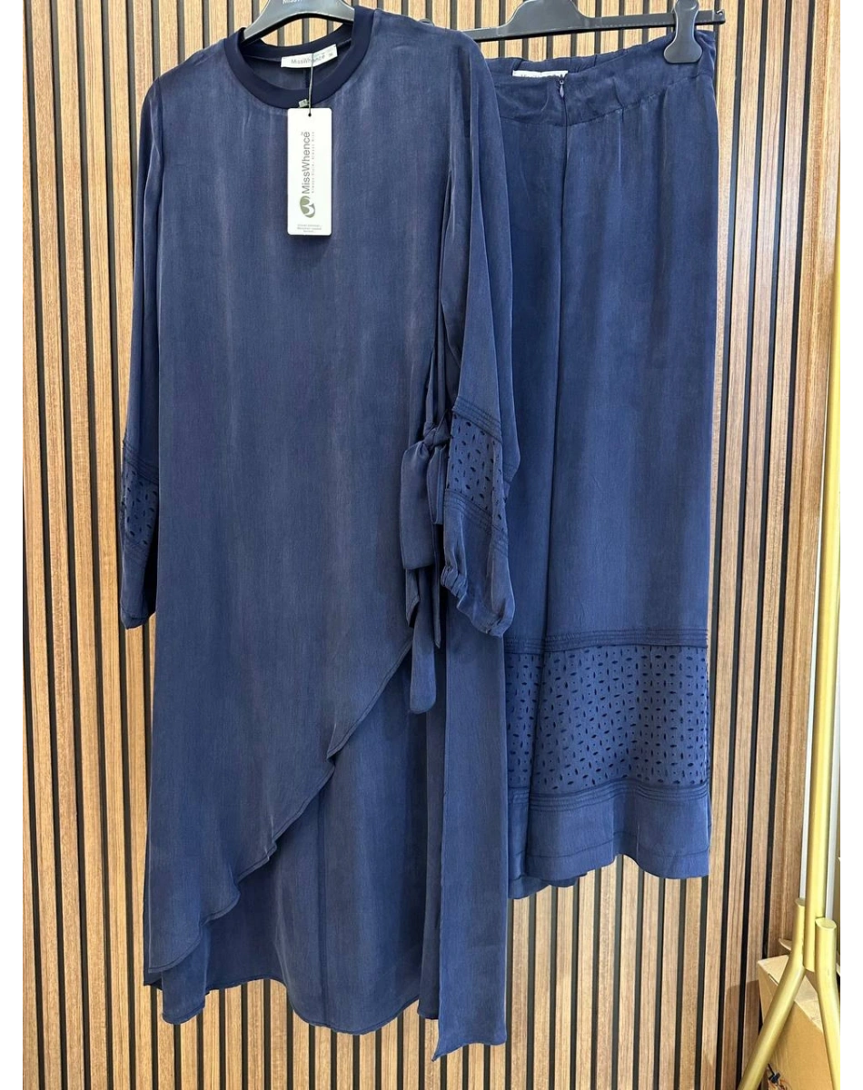 Misswhence 39003 Lacivert Tunik Takım