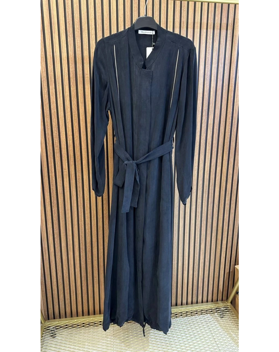 Misswhence 39501 Siyah Fermuar Detaylı Ferace