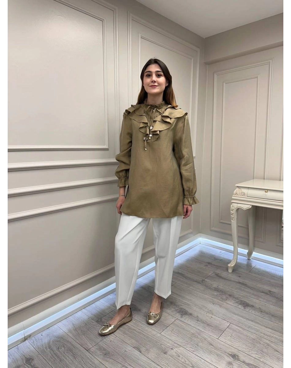 Venöve 26SSTUN0001 Haki Enid Tunik