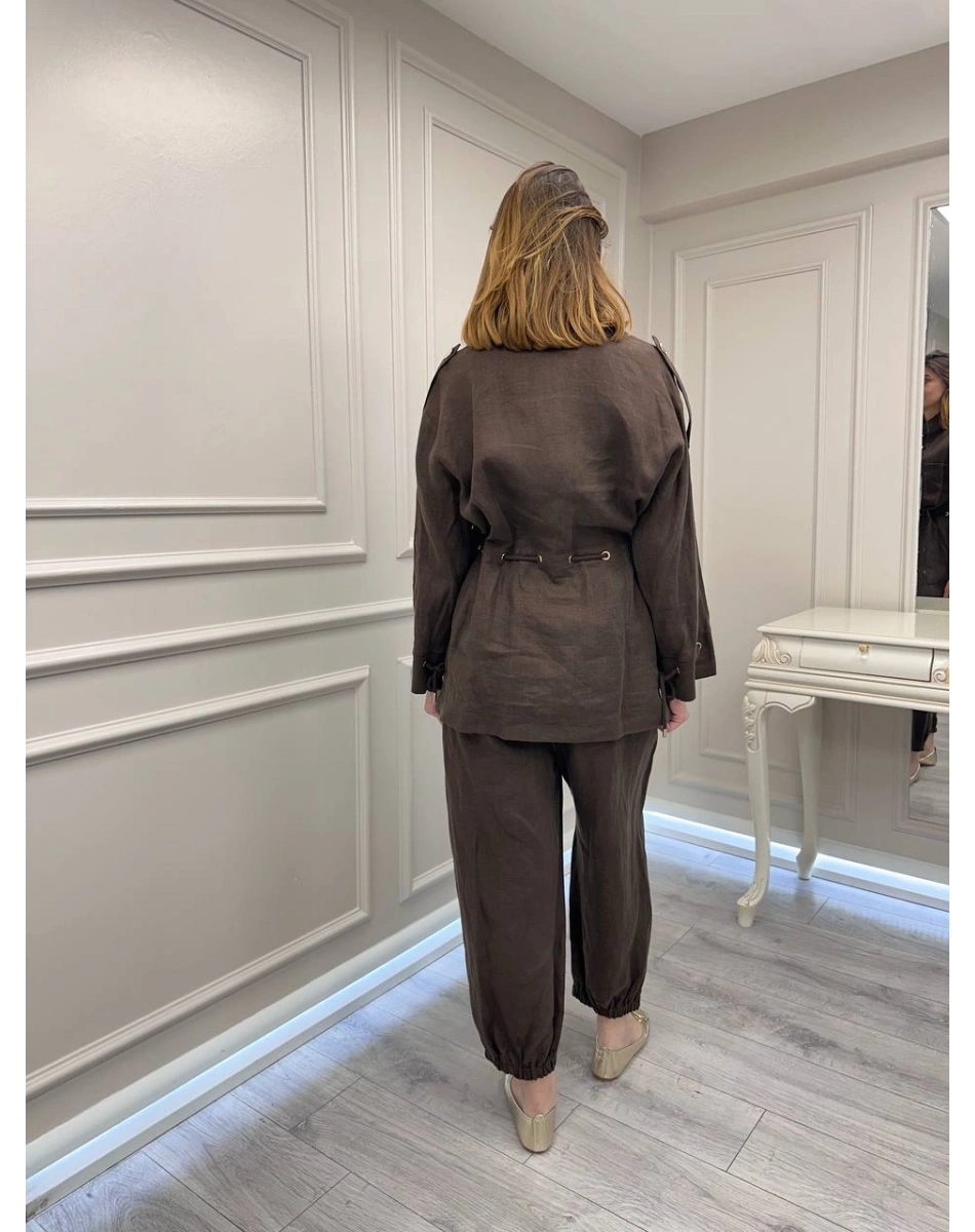 Venöve 26SSCEK0011 Kahverengi Elvi Takım