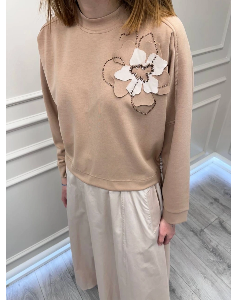 Venöve 26SSELB0003 Kahverengi Demi Elbise