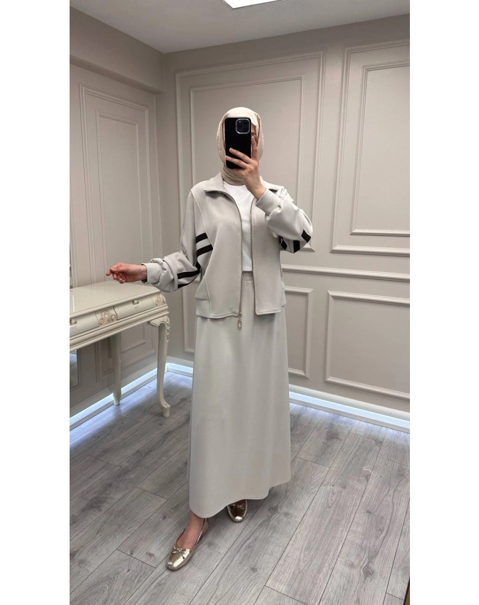 Nuss Triko 26Y1096 Taş Etekli Takım