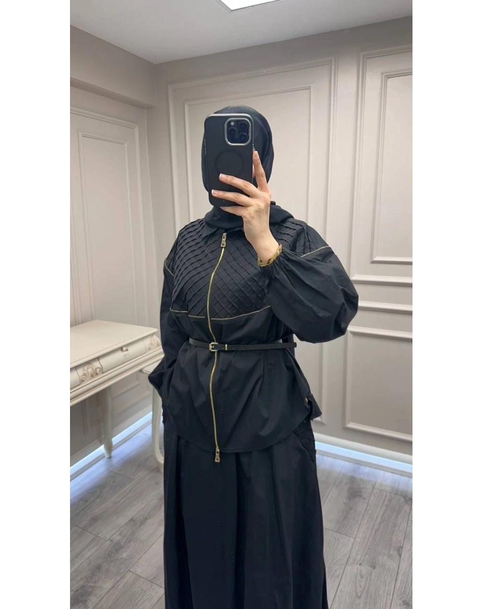 Misswhence 39307 Siyah Etekli Takım