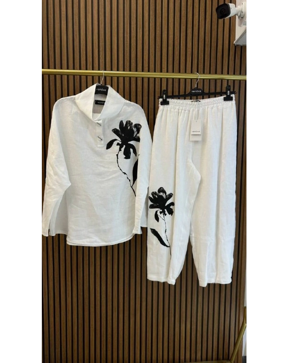 Venöve 26SSTUN0010 Beyaz Deja Takım