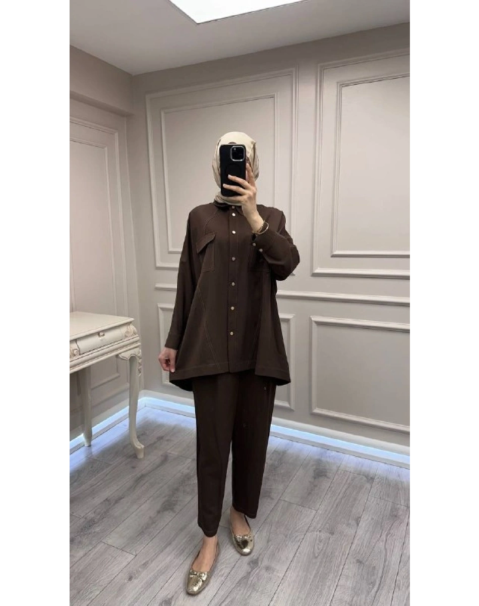 Ghisa 3610T9280 Kahve Takım