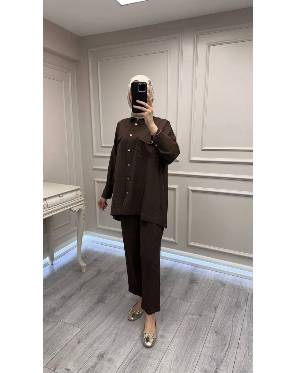 Ghisa 3610T9280 Kahve Takım