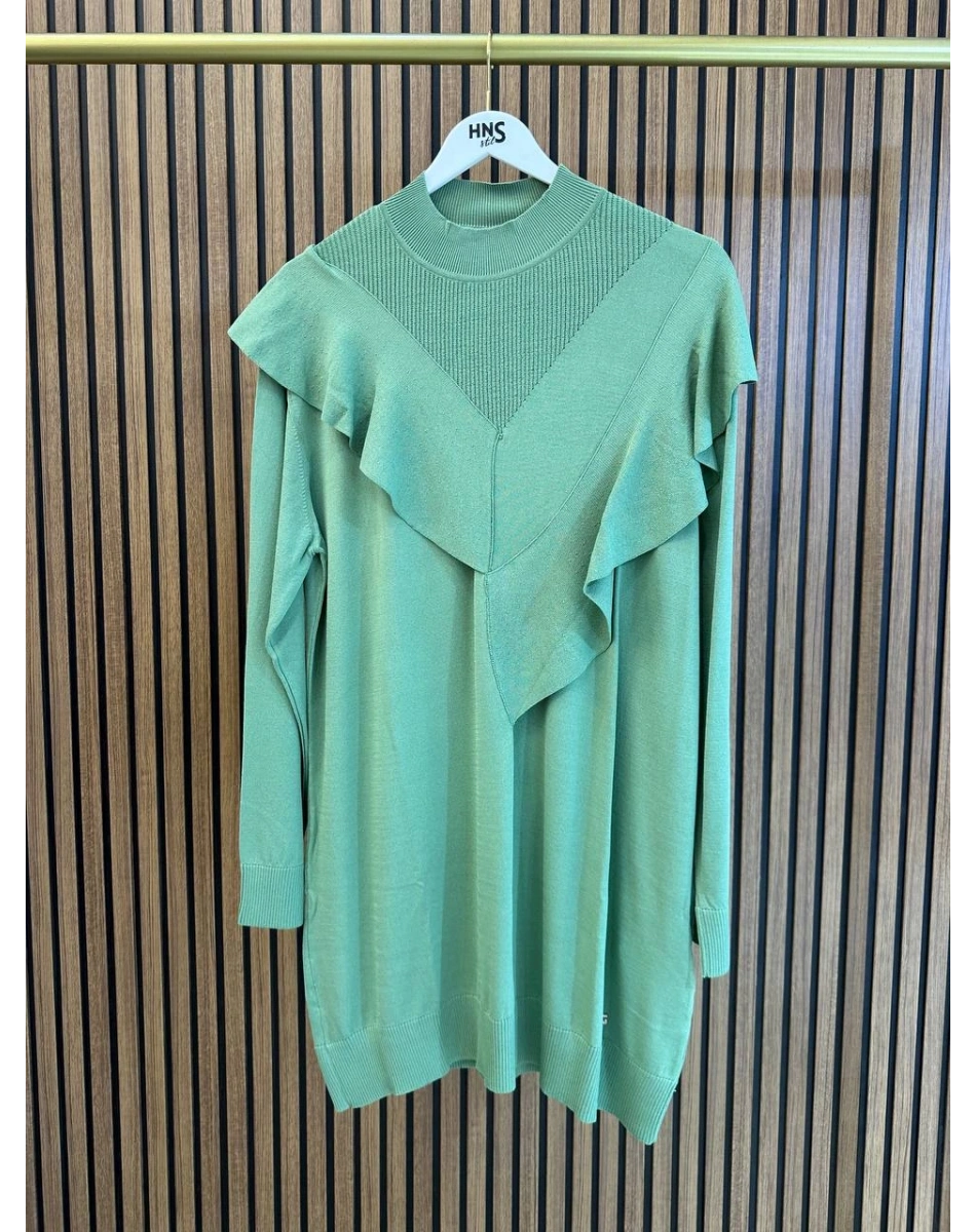 Ghisa 3620T4325 Yeşil Merserize Tunik